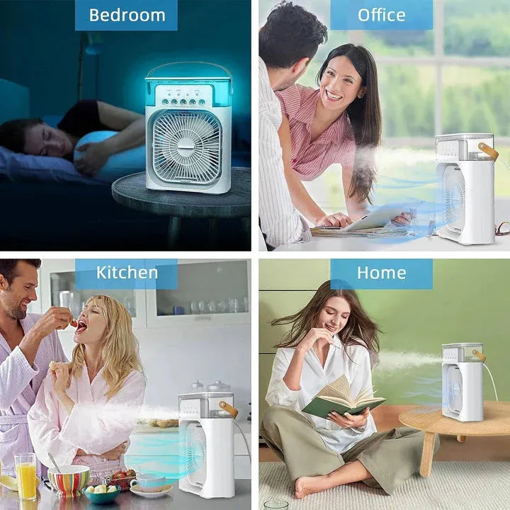 10-Inch Mist Cooler – 5-Hole Arctic Mist & LED Light